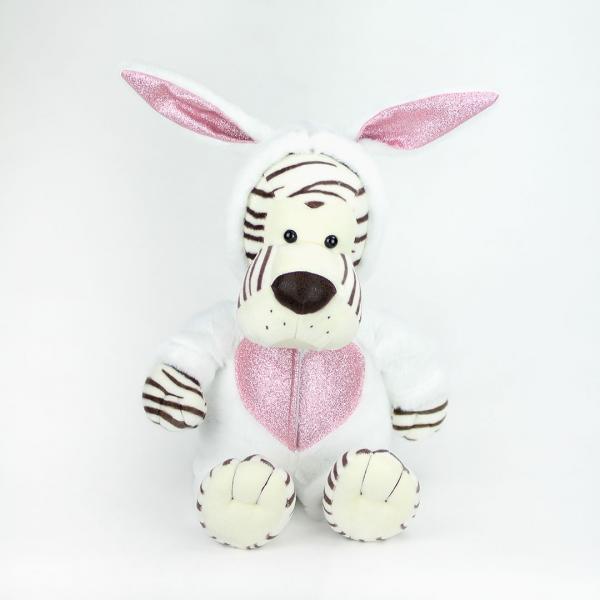 Bonnie the tiger in a bunny costume., 30 cm