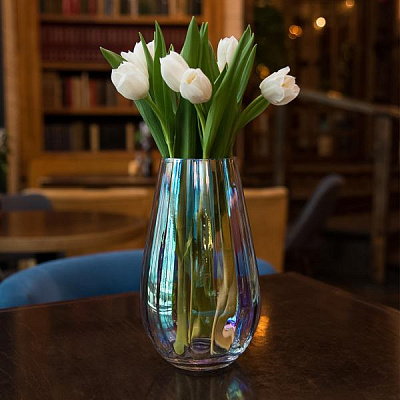 ваза Капля перламутровая