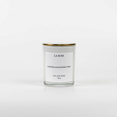Ароматическая свеча "Жасмин и цветущая груша " 120 гр.