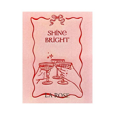 ОТКРЫТКА LA ROSE "СИЯЙ"