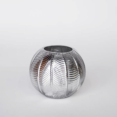 Vase silver "Ball"